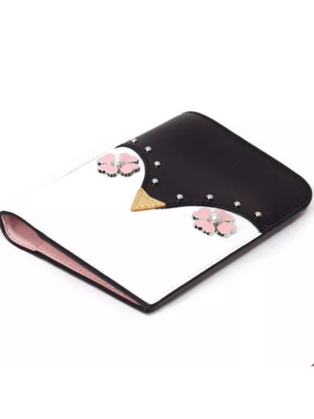 Kate Spade Frosty Penguin Leather Travel Passport Holder, Multi
